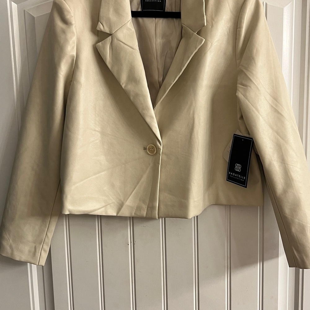 Women's Cream Blazer Jacket